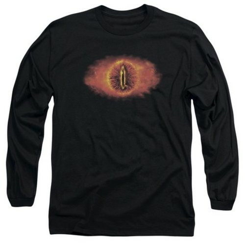 Trevco Lor-Eye Of Sauron Long Sleeve Adult 18-1 Tee- Black - Medium