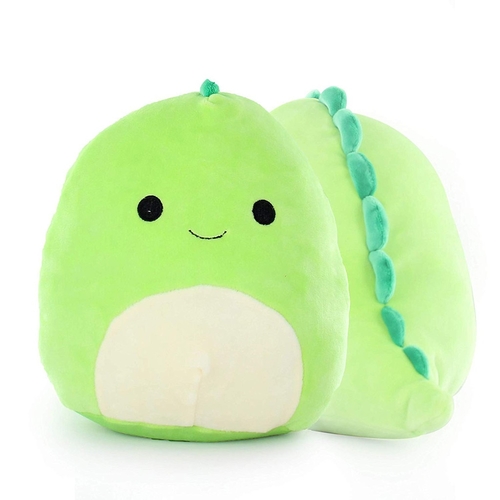 3 D Dinosaur Green Pil Soft Lumbar Back Cushion