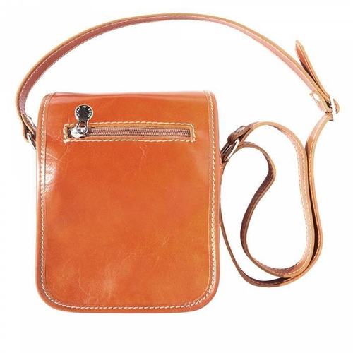 Italian Artisan 80-7624-Tan Luxury Handmade Crossbody & Shoulder Leath