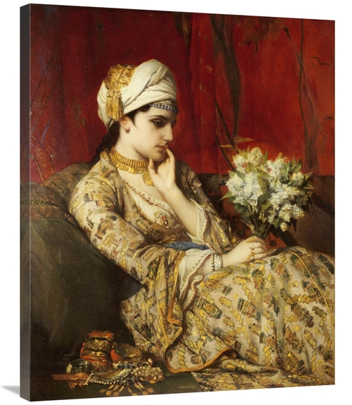 Global Gallery GCS-268390-36-142 36 in. The Odalisque Art Print - Jan 