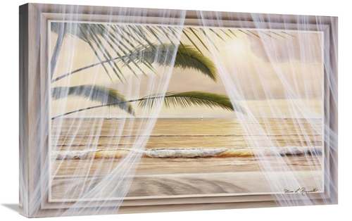 Global Gallery GCS-398721-2030-142 20 x 30 in. Surf & Palm VIew Art Pr