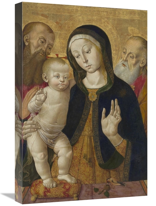 Global Gallery GCS-456090-1624-142 16 x 24 in. Madonna & Child with Tw