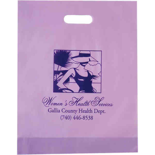 AAB 19FD12153 12 in. x 15 in. Frosted Die Cut Bag  - Pack of 250