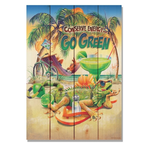 Day Dream JMGG1420 14 x 20 in. Go Green Wall Art