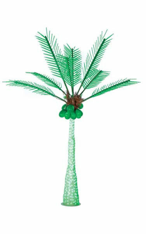 Autograph Foliages L-145025 12.5 ft. Led Palm Tree, Green