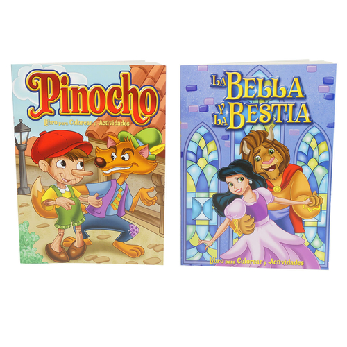 80 Page Spanish Activity & Coloring Book - Assorted