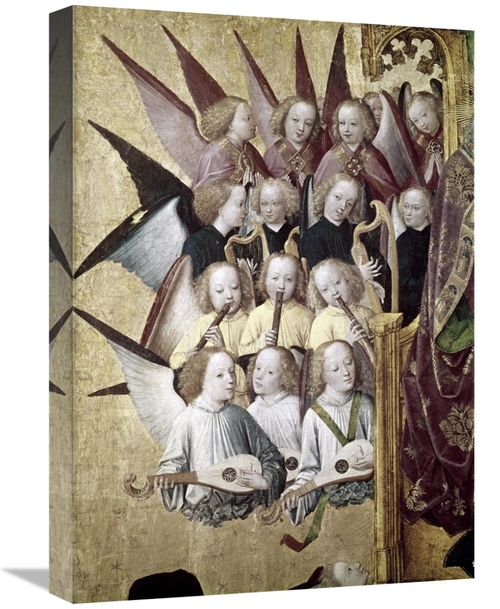 Global Gallery GCS-278433-22-142 22 in. The Coronation of the Virgin -