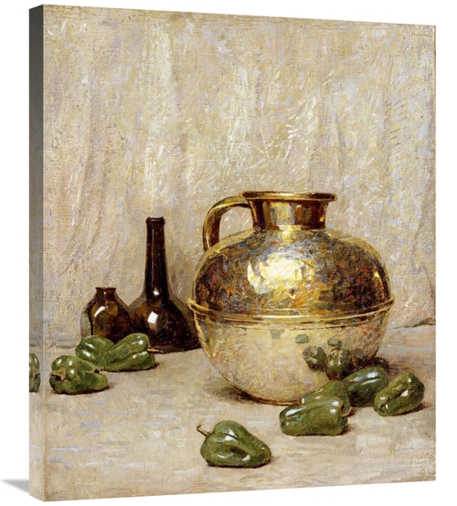 Global Gallery GCS-267820-30-142 30 in. Still Life with Green Peppers 