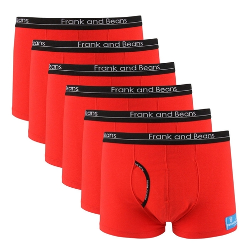 Boxer Briefs-6x-Red
