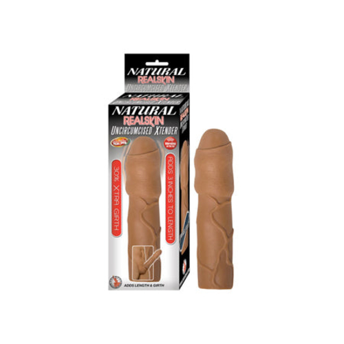 Natural Realskin Uncircumcised Xtender Removable Bullet Waterproof