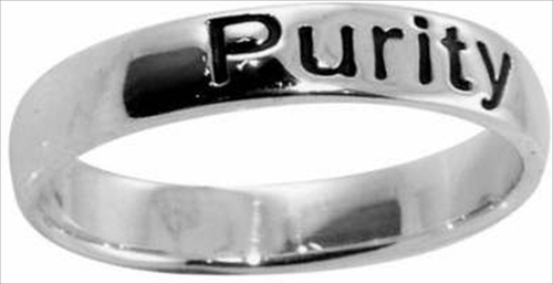 Solid Rock Jewelry 760760 Ring Purity Oxidized Style 805 Stainless Ste