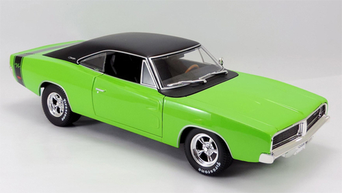 Maisto MAI32612GR 1969 Dodge Charger R-T Model Car, Green & Black