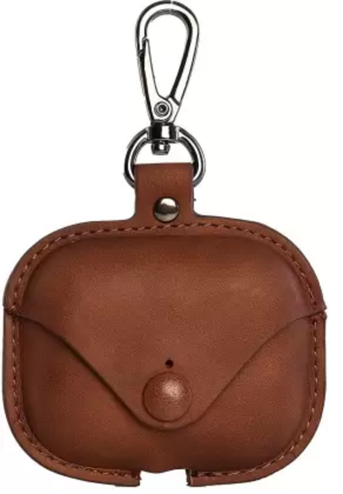 Front & Back Case for APPLE AIRPODS PRO (Brown, Pack of: 1)