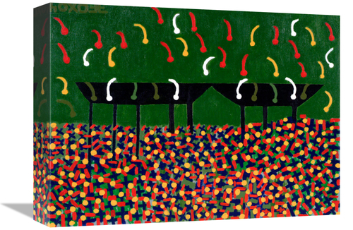 Global Gallery GCS-479494-1216-142 12 x 16 in. The Gathering Art Print