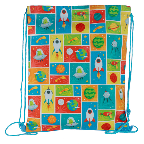 Handy Drawstring Bag - Retro Space Cadet