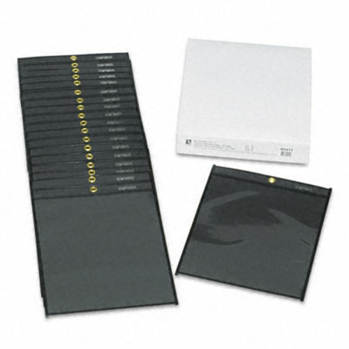 C-Line 45911 Shop Ticket Holders  Letter  Clear Front with Black Press