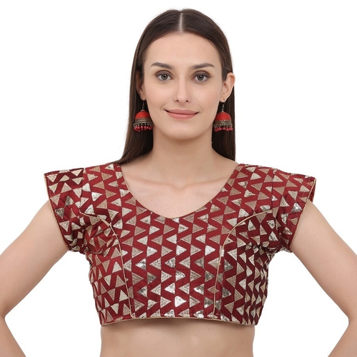 Solid Crop Top For Women And Girls Maroon