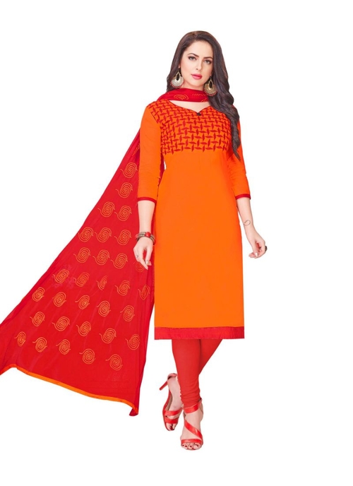 Generic Women's Glaze Cotton Salwar Material