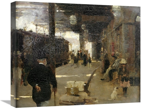 Global Gallery GCS-266968-22-142 22 in. Hastings Railway Station Art P