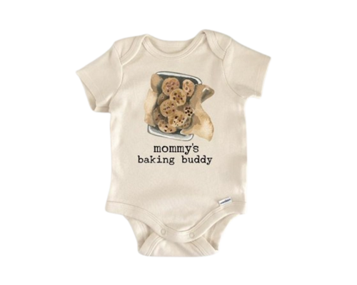 Main Baking Cookie Bakery - Baby Boy Girl Clothes Infant Bodysuit Funny image