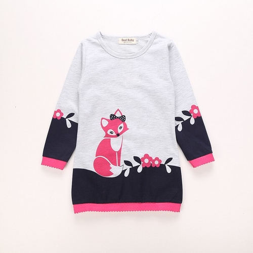 Toddler Baby Girl Kid Autumn Cotton Clothes Long