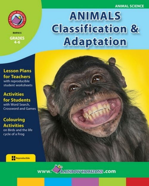 Rainbow Horizons A15 Animals Classification & Adaptation - Grade 4 to