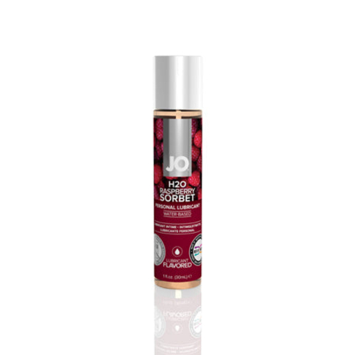 JO H2O Raspberry Sorbet Flavored Water-Based Lubricant 1 oz.