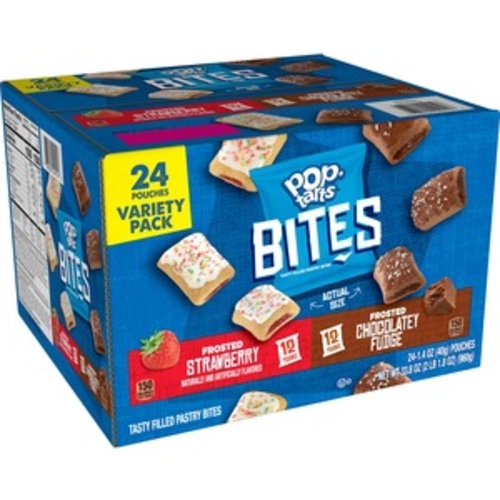 Kellogg KEB24913 Pop Tarts Bites Variety Pack Snack Mix - Pack of 24