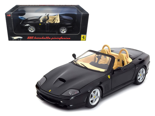 Ferrari 550 Barchetta Pininfarina Black Elite Edition 1/18 Diecast
