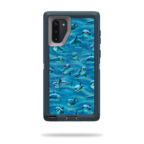 MightySkins OTDSNO10-Dolphin Gang Skin for Otterbox Defender Samsung G