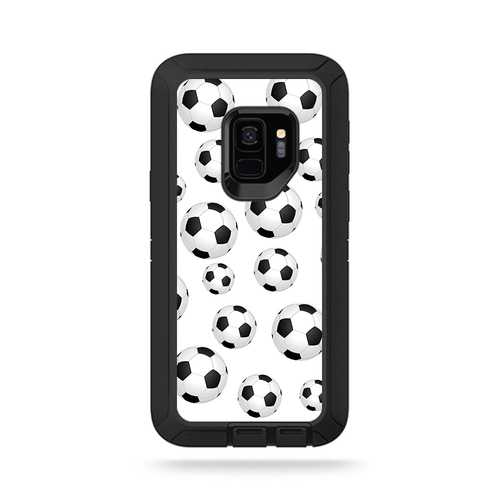 MightySkins OTDSGS9-Soccer Ball Skin for Otterbox Defender Galaxy S9 -