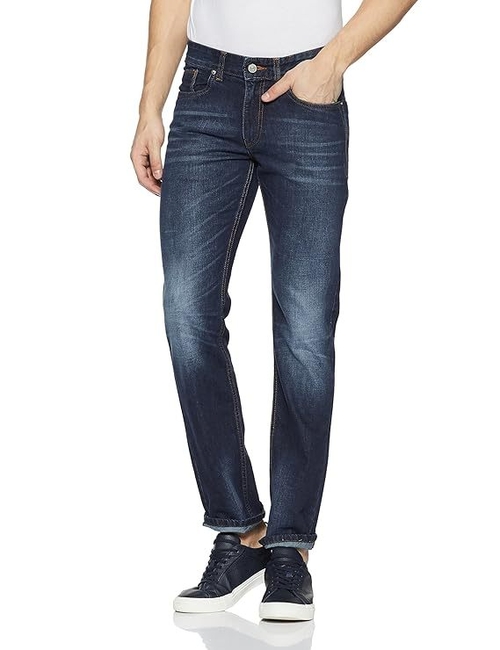 Men Modern Cotton Lycra Stretchable Jeans (Size-XL) (Color-BLUE)