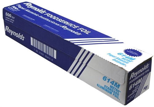 Pactiv 614M CPC 18 in. x 500 ft. Reynolds Aluminium Metro Line Foil Ro