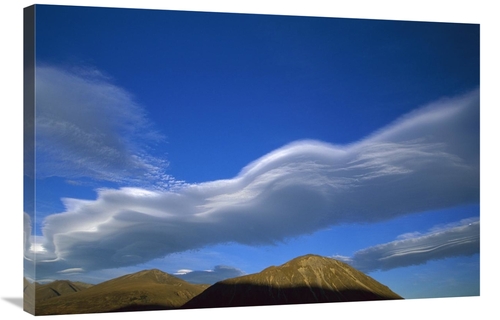 Global Gallery GCS-453488-2436-142 24 x 36 in. Wind Cloud Over the Ben