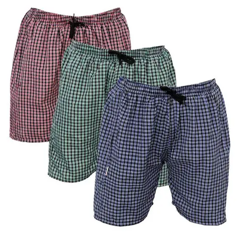Boxer Cum shorts With Two Side Zip Pocket Pack of 3 size 28