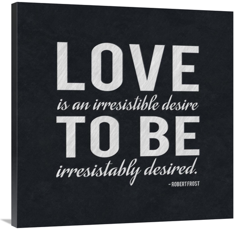 Global Gallery GCS-382227-3636-142 36 x 36 in. Quote - Frost - Love is