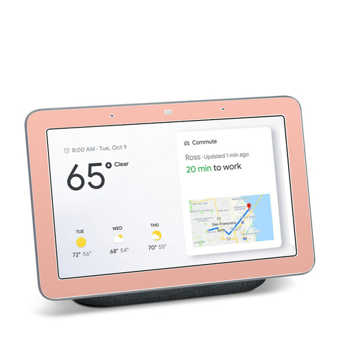 DecalGirl GHH-SS-PCH Google Home Hub Skin - Solid State Peach