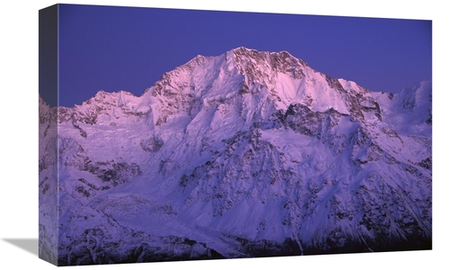 Global Gallery GCS-453406-1218-142 12 x 18 in. Mt Cook in Pre-Dawn Lig