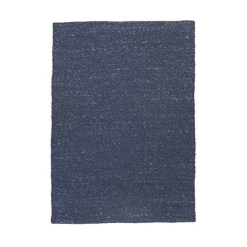 Oasis Handmade Navy Wool Rug