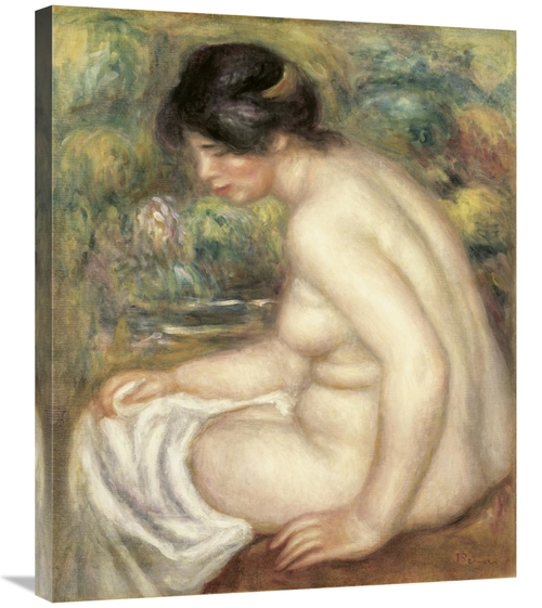 Global Gallery GCS-279670-30-142 30 in. Profile of Seated Bather Art P