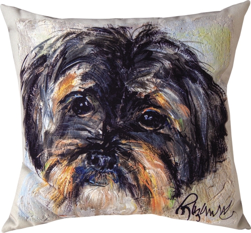 Manual Woodworkers SLPLLS 18 x 18 in. Pet Love Shih Tzu Luna Outdoor P