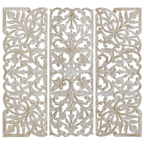 Wall Decoration DKD Home Decor Golden White Iron Romantic MDF Wood (40