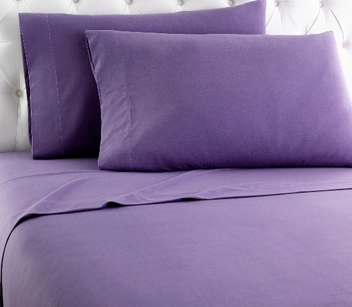Shavel MFNSSCKPLM Micro Flannel Plum California King Sheet Set