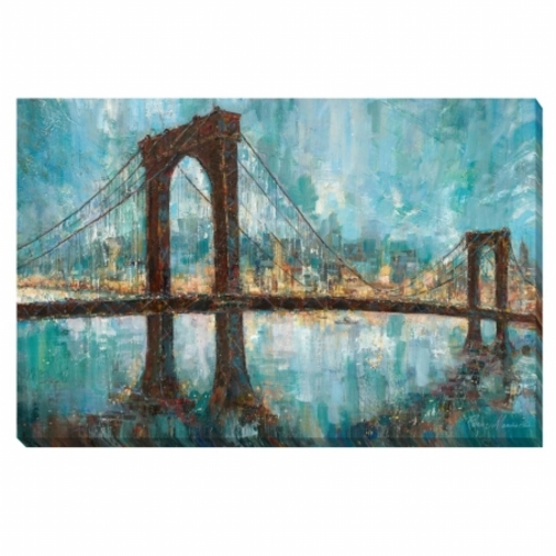 Artistic Home Gallery 1624308G Manhattan Memories Canvas Art - 16 in.