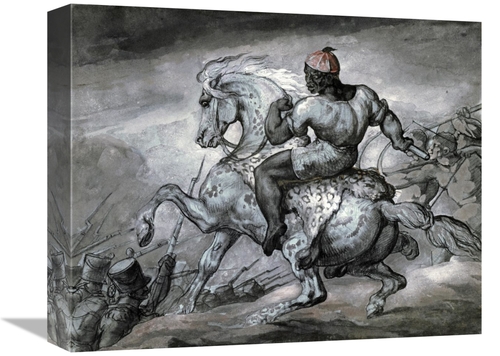 Global Gallery GCS-266374-16-142 16 in. A Scene from the Colonial War 