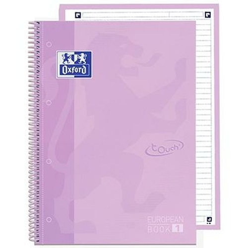 Notebook Oxford European Book School Lavendar A4 5 Pieces