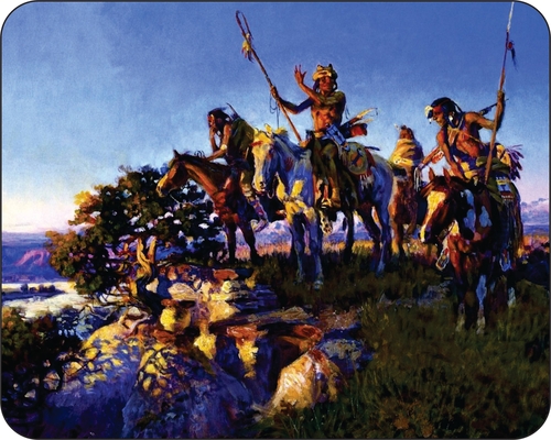 The Fireboat - by Charles Marion Russell  Mouse Pad Old West