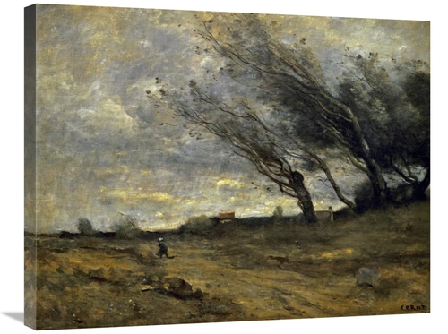 Global Gallery GCS-281909-30-142 30 in. A Gust of Wind Art Print - Jea