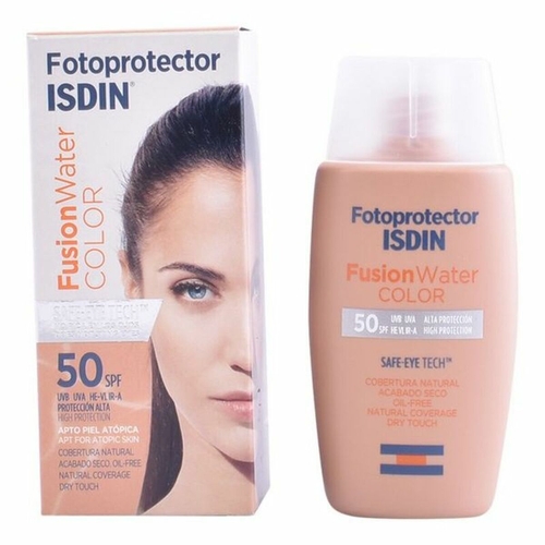 Sun Block Fusion Water Isdin 690018148 Spf 50 (50 ml) Medium Spf 50 50