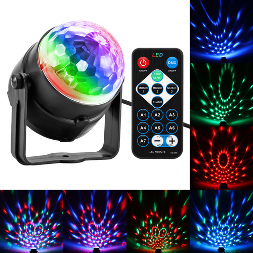 LED RGB Magic Light with Remote Control US Plug